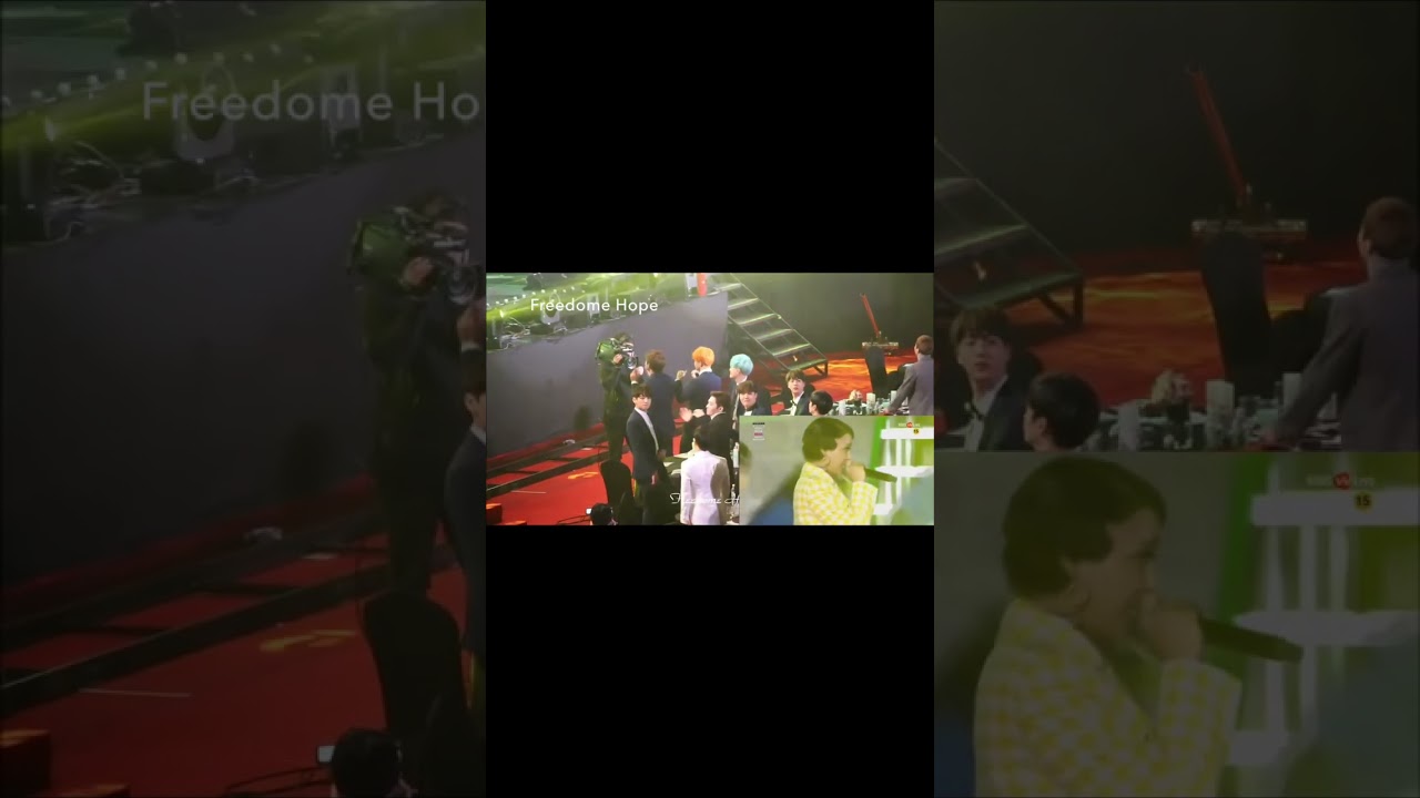 BTS RM (formerly Rap Monster) showing his rapping skills