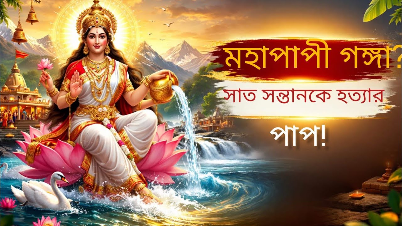 কেন গঙ্গা দেবী নিজের ৭ সন্তানকে হত্যা করেছিলেন? | ভীষ্মের জন্মের পেছনের সত্য কাহিনি@AjobKahiniPuran 