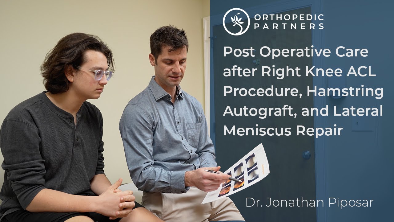 Post Op Visit after ACL Reconstruction Surgery with Dr. Piposar