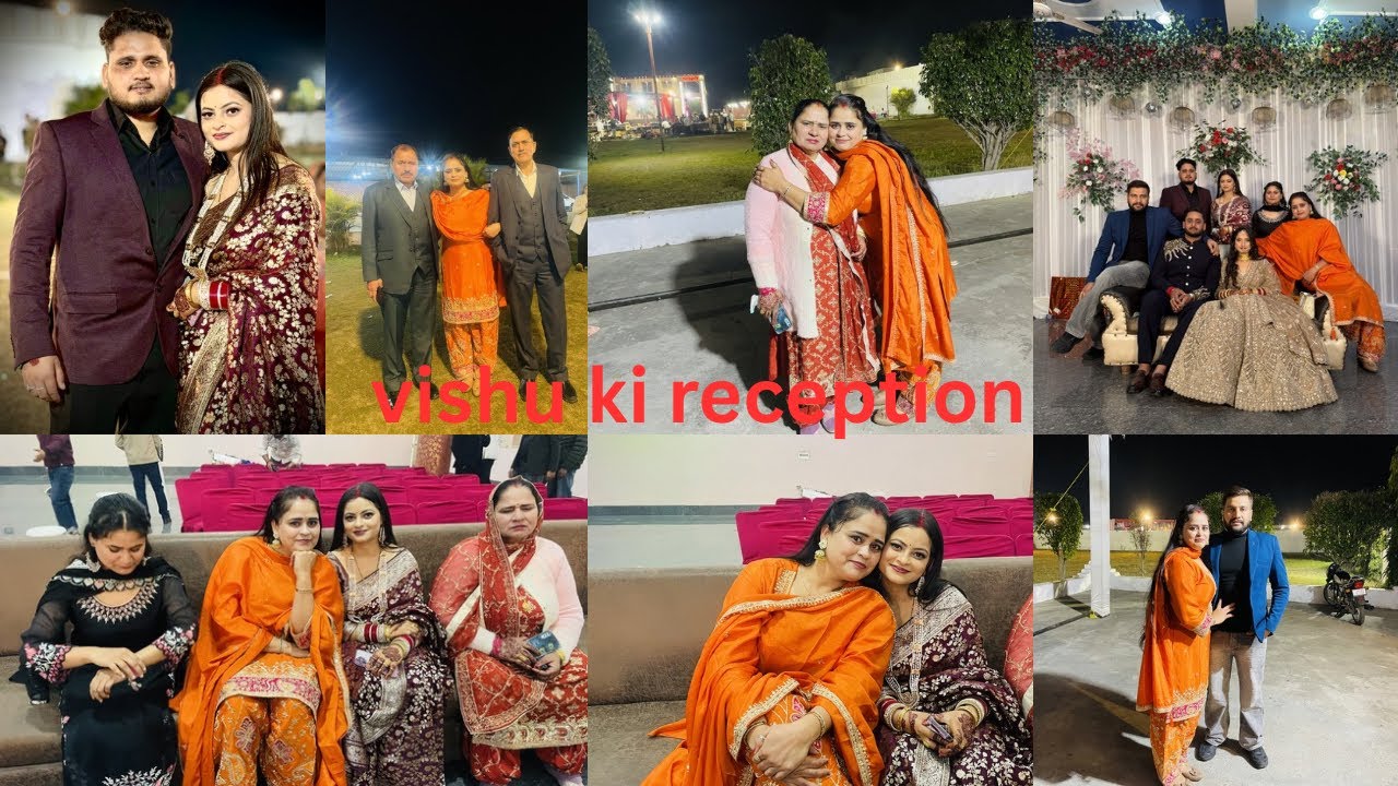 vishu ki reception par kiya khoob enjoy