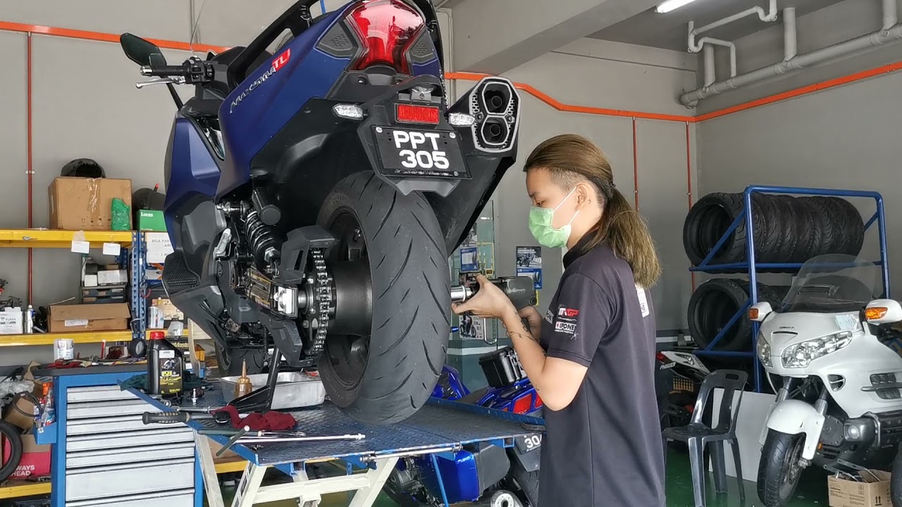 maXsym TL 500  adjust the chain