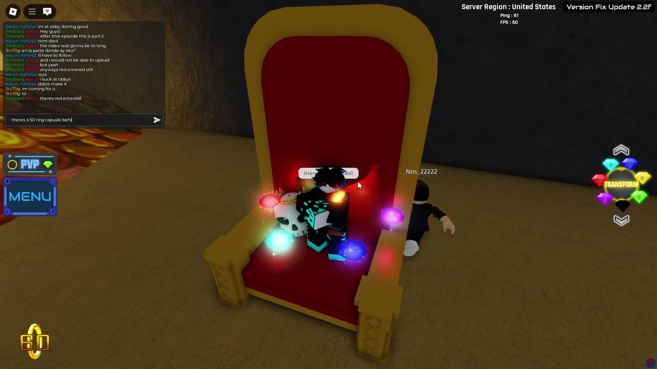 How to get all 7 chaos emeralds in sonic ultimate rpg roblox! update 2.2 (part 2)