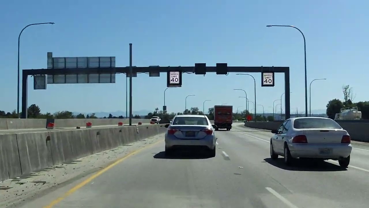 Evergreen Point Floating Bridge (WA 520) eastbound