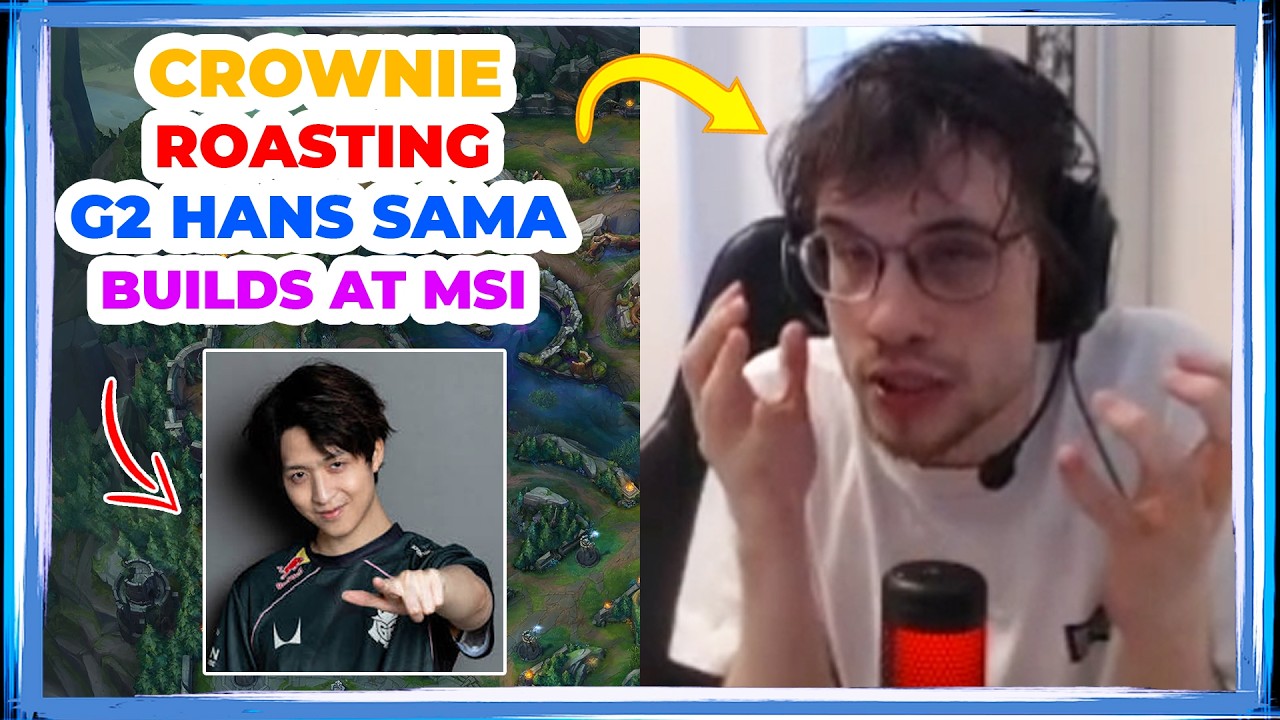 Crownie ROASTING G2 Hans Sama for His BUILDS at MSI 2026 👀