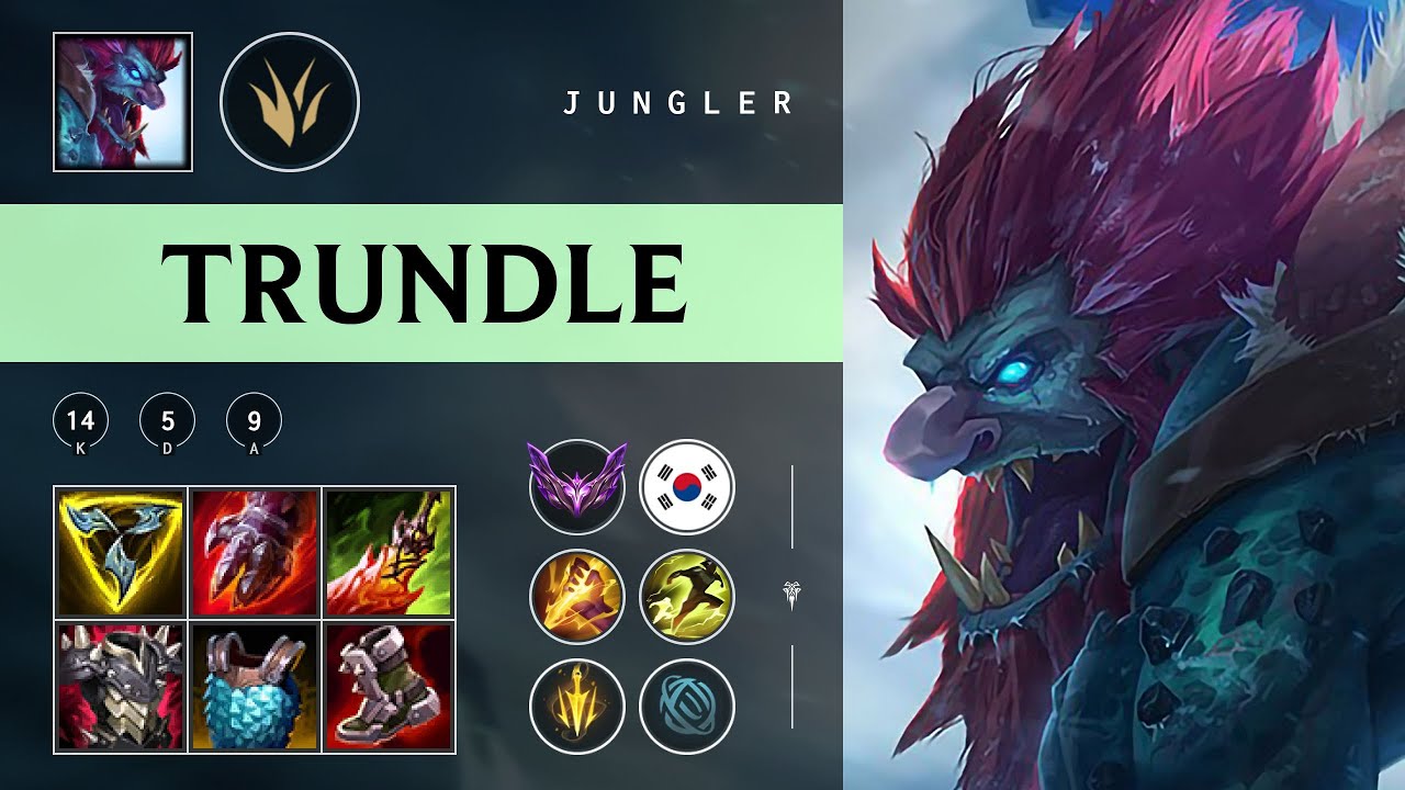 Trundle Jungle vs Lee Sin - KR Master Patch 25.22