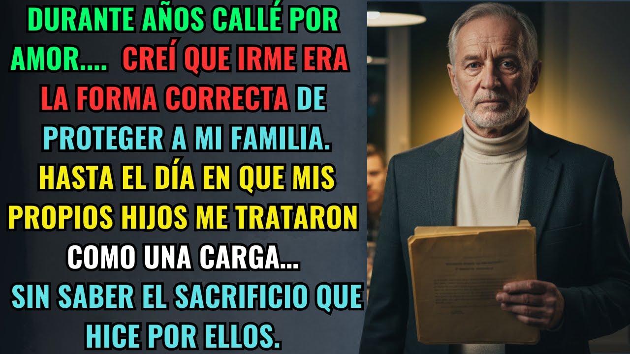 Mis hijos dijeron que yo era una carga… hasta que mostré el documento que oculté por 20 años