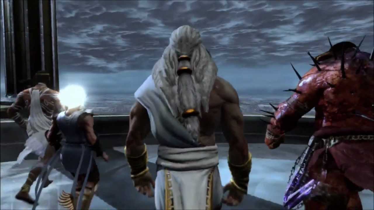 God of War 3 Epic Gameplay ( Kratos vs Poseidon full fight ) FULL HD