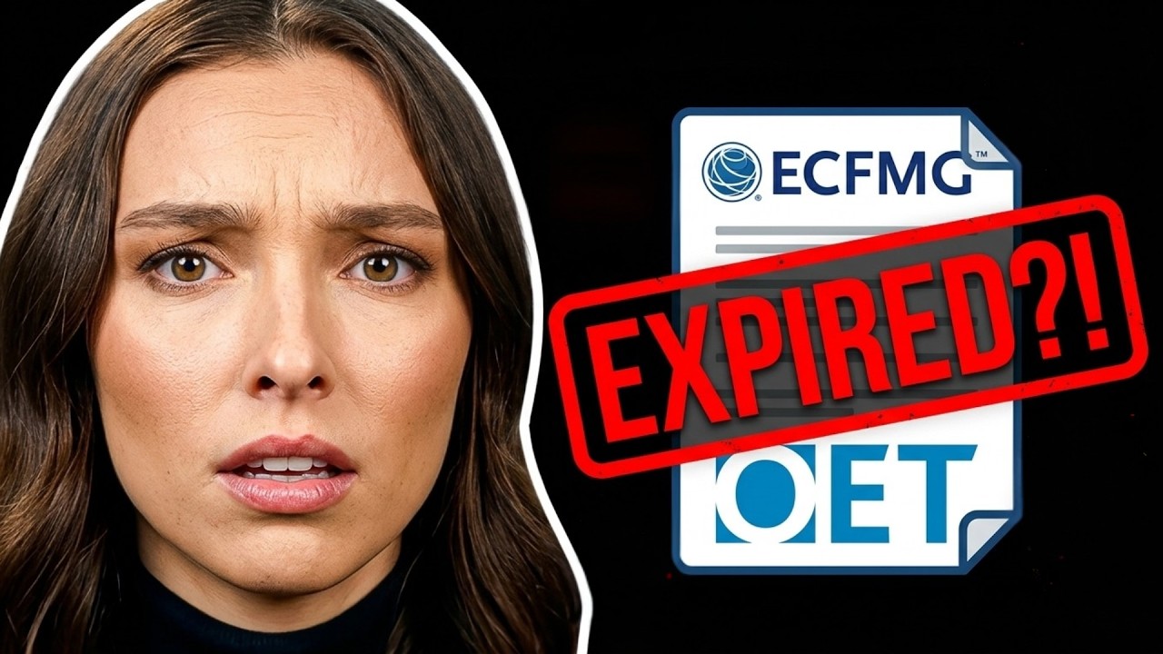 Did Your OET Score Just Expire? (ECFMG 2027 Match Update)