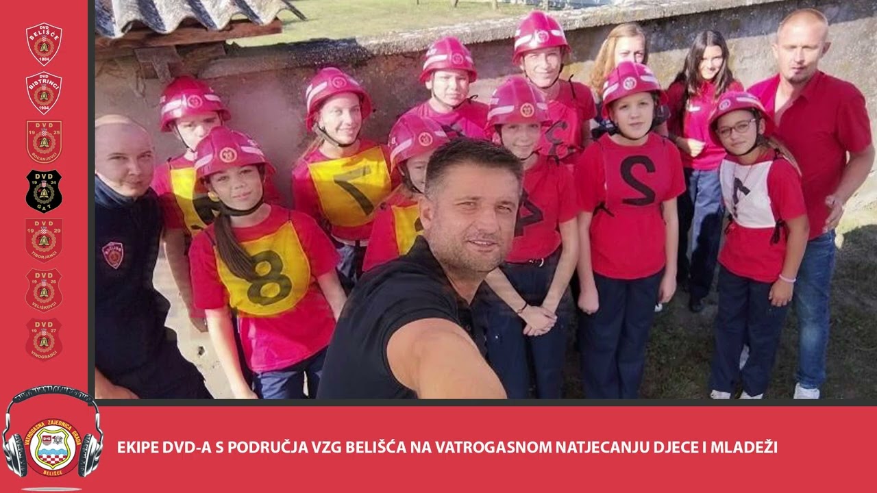 Ekipe DVD-a s područja VZG Belišća na vatrogasnom natjecanju djece i mladeži