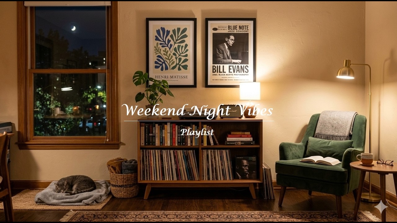 [Playlist] 혼자라서 더 좋은 주말 🌙ㅣRelaxing Lofi Piano 🎹