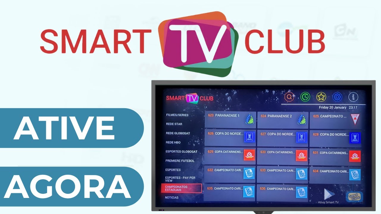 Smart TV Club Atualizado 2025 Ative Gr&aacute;tis em Minutos