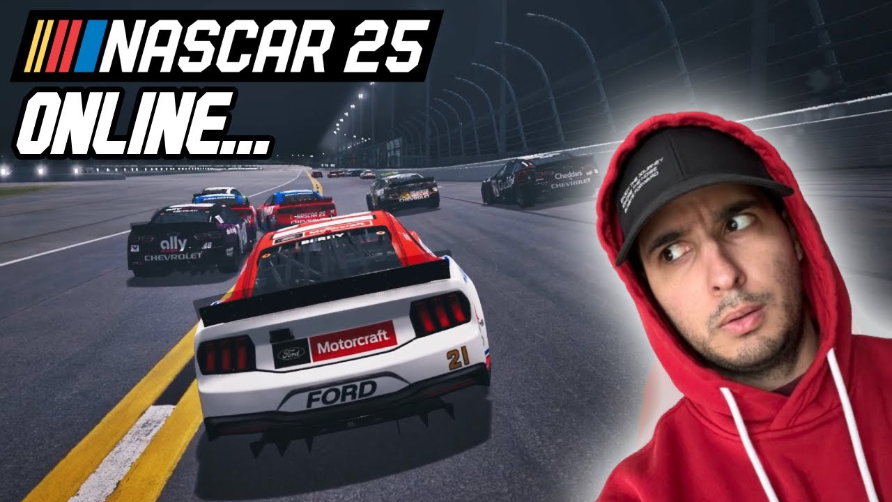 Первая онлайн-гонка NASCAR 25 Daytona...