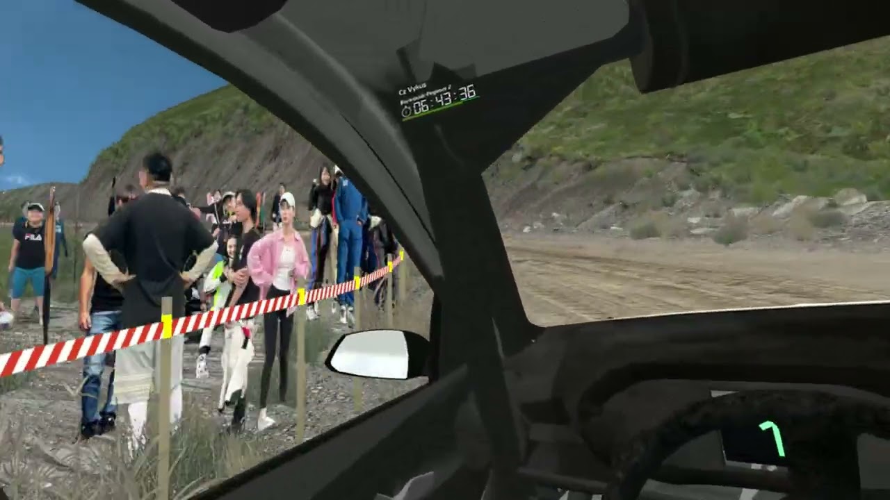 RBR VR Quest 3 - Bayanbulak Pegasus 2 - Fabia RS Rally 2 (Crash)