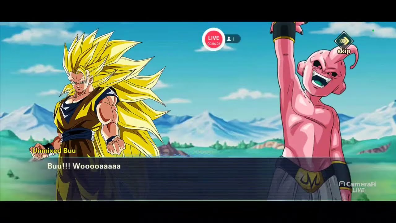 dragon ball z playing game live
