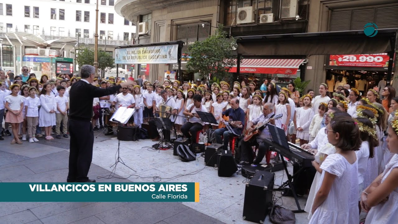 Villancicos en Bs As: El Grupo de Música Litúrgica celebra la Navidad en la Catedral y Calle Florida