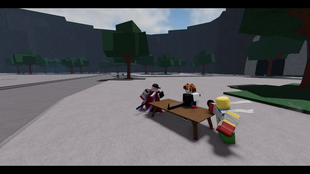 chilling with a random guys in tsb....