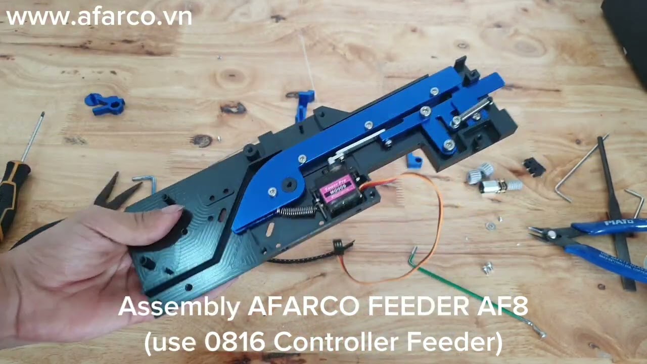 Complete assembly process of AFARCO FEEDER AF8 (Using controller 0816 Feeder)
