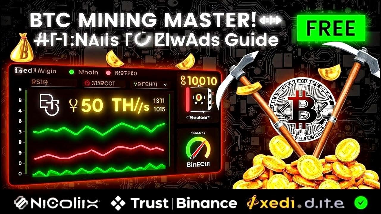 BTC Mining Master 2025: Free Software Guide | NiceHash, Trust Wallet, Binance | Elite Mining Method