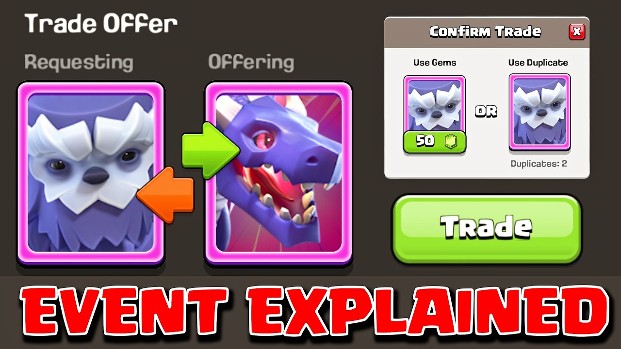 Clash of Cards  Event Explained . Clash of Clans New Update.