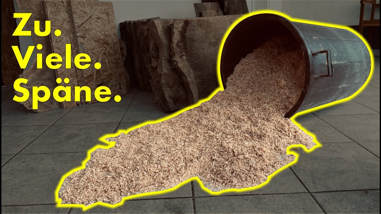 für dieses video habe ich 400 Liter Holzspäne produziert 😱