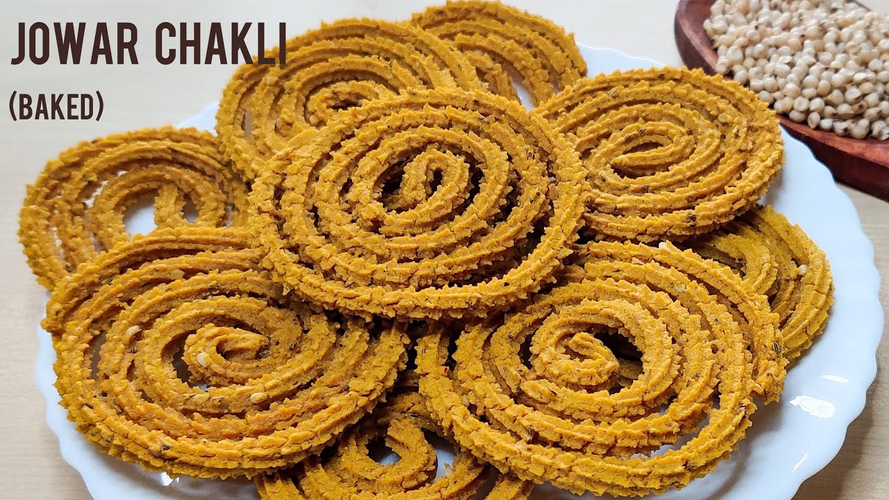 Jowar Chakli Recipe | Baked Jowar Chakli | ज्वार चकली | Instant Jowar Chakli | No frying, No gluten