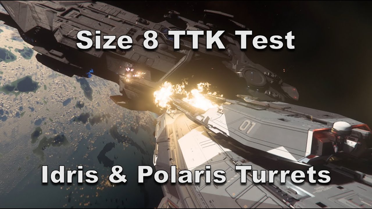 Тест RSI Perseus Size 8 TTK — башни Idris и Polaris — Star Citizen