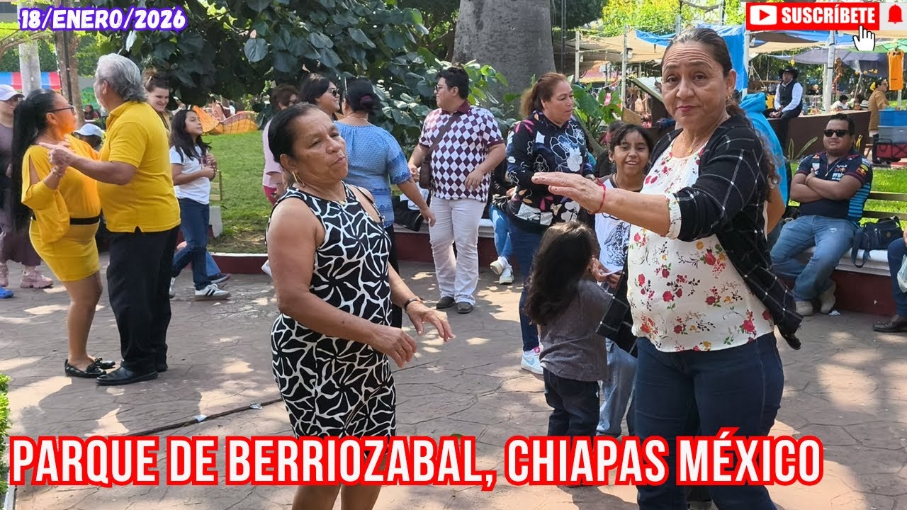 Al Son de la Marimba, 18 de Enero del 2026, Parque de Berriozábal, Chiapas #baile #marimba #parati