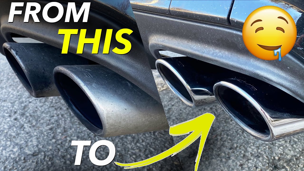 How to Polish Exhaust Tips to Perfection (ONLY $10)