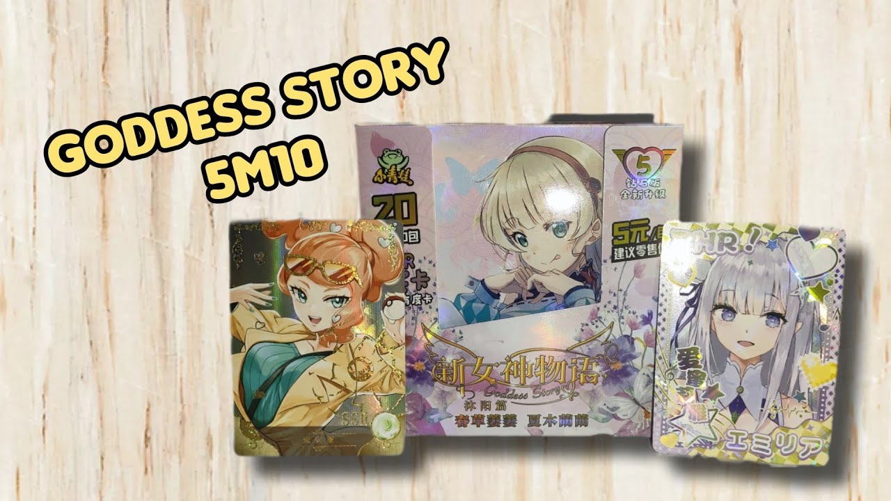 Goddess Story 5M10 Anime Cards Box Opening -  TOO MANY HITS! [NS-5M10]