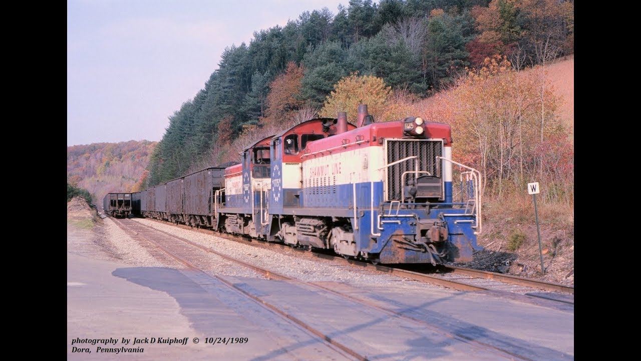 Pittsburg Shawmut's sharp little switchers at work. filmed, October 24, 1989