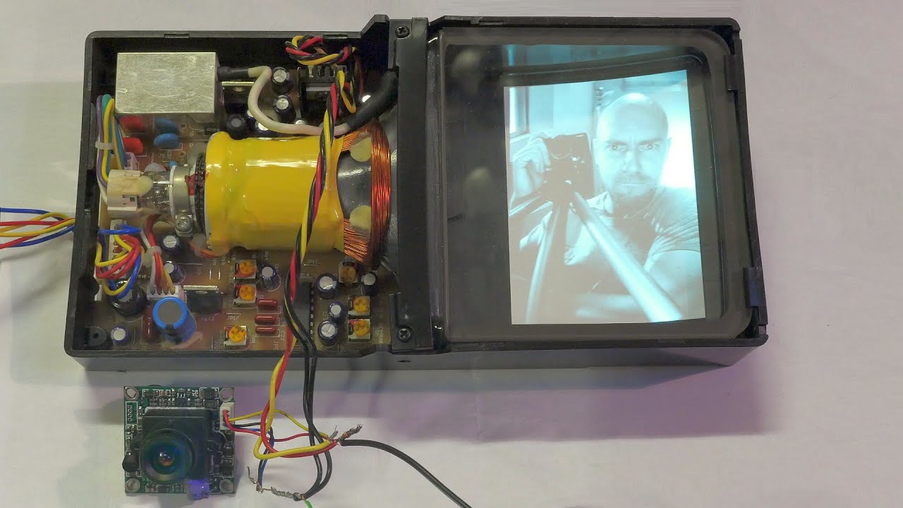Flat CRT experiments and waveforms
