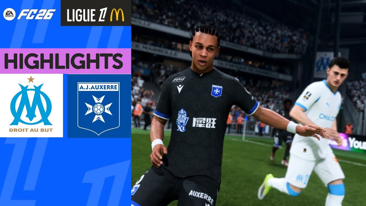 FC 26 Marseille-Auxerre |Ligue 1 McDonald's|Gameplay Highlights