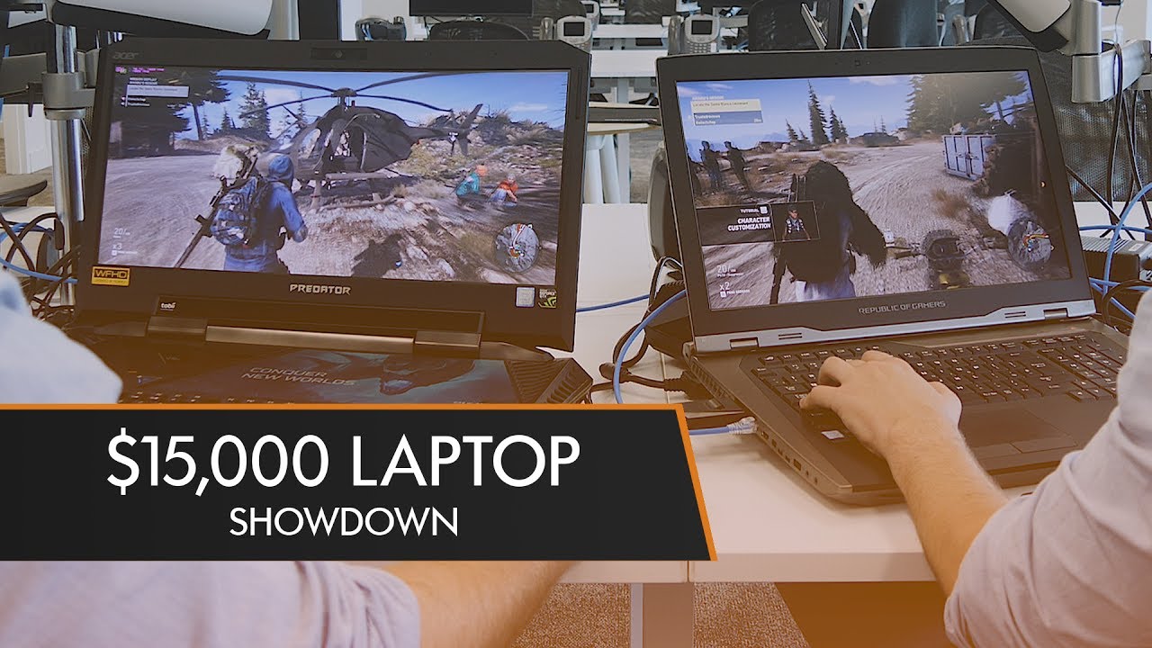 World's Fastest Gaming Laptops! (Acer Predator 21 X vs ASUS GX800vh)