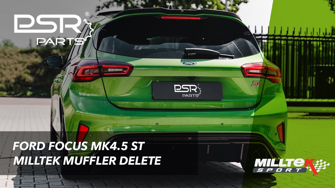 Ford Focus ST MK4.5 || Milltek Muffler Delete Sound Clip