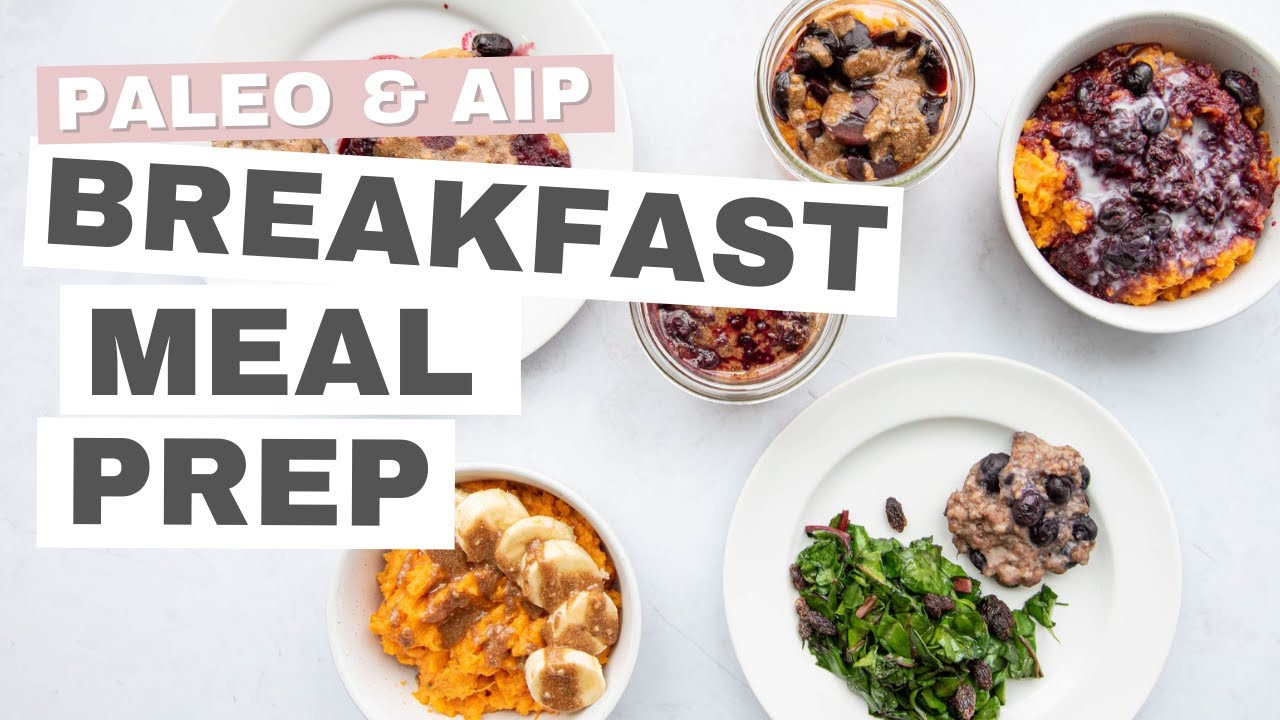 Easy AIP Breakfast Meal Prep (Stock your freezer!)