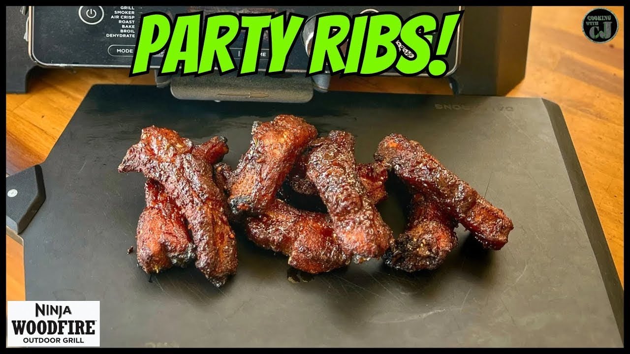 How to Make Smoked Party Ribs That Wow Your Friends! Ninja Woodfire Grill Recipe!