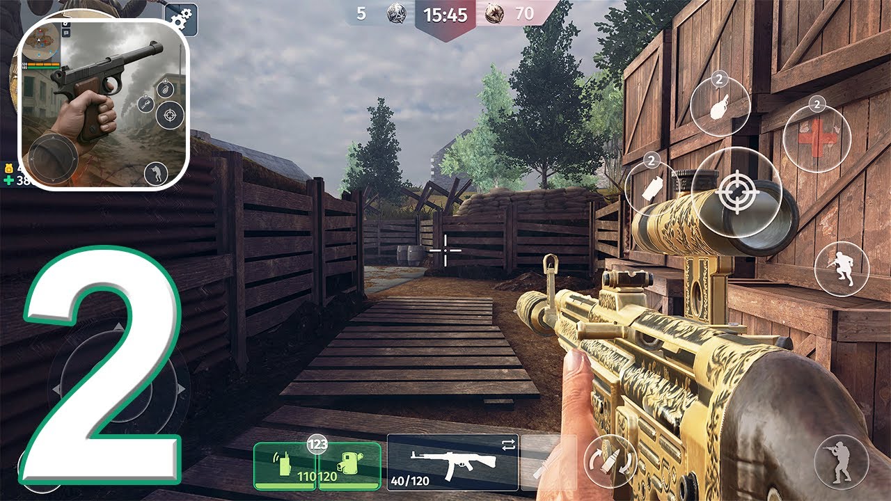 World War 2－FPS Shooting Games Android Gameplay - Part 2