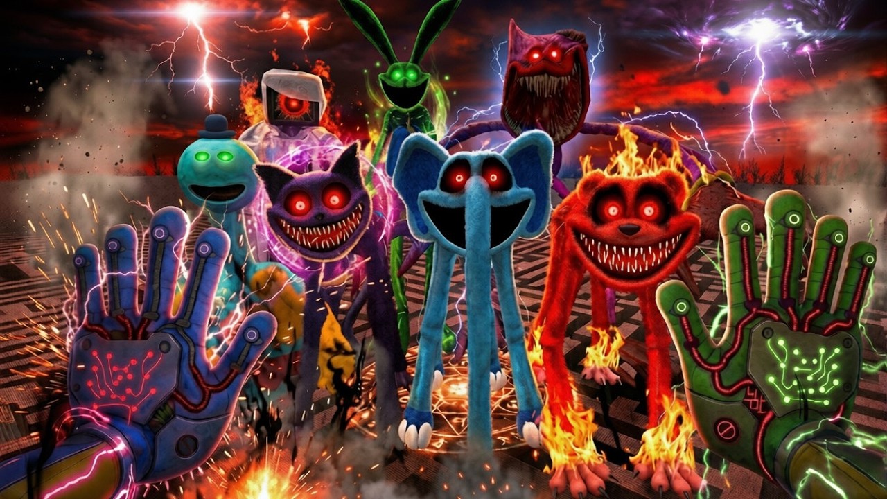 Surviving the SCARIEST Poppy Playtime Nightmare Critters in a Giant Maze! (Garry's Mod)