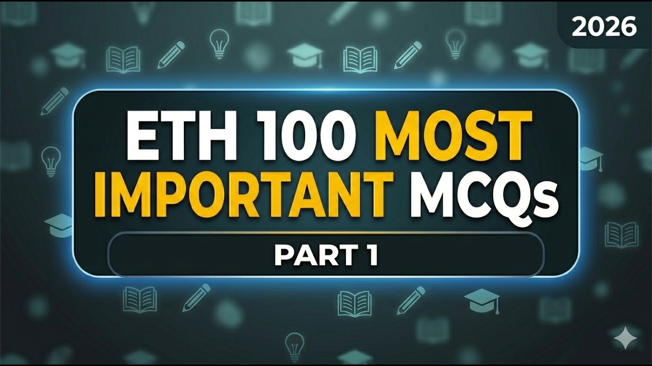 ETH100 Most Important MCQs 2026 | Part _01| VU Helping Desk