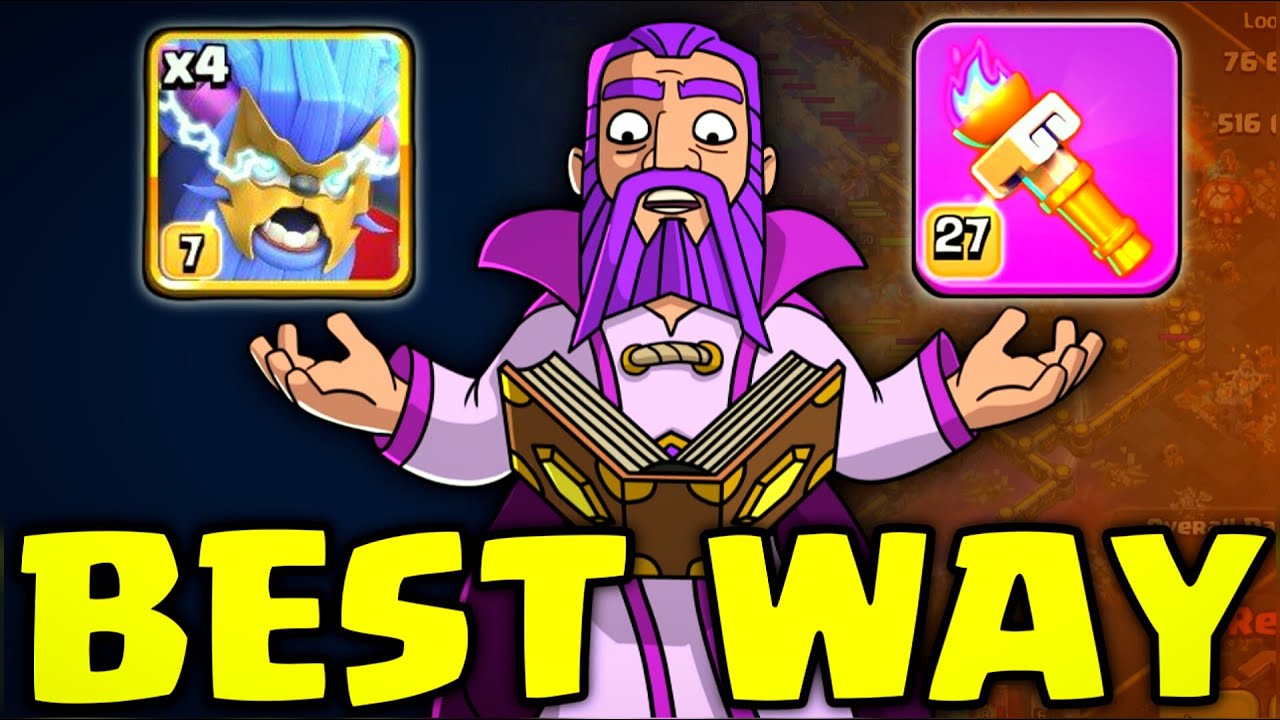 The Best Way To Use - New Equipment Heroic Torch with Super Yeti Overpower META! [clash of clans]