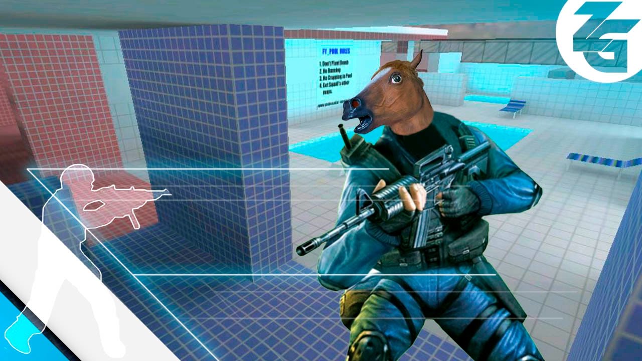 O Cavalo Atirador Na Festa Da Piscina