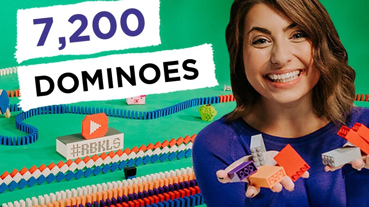 7,200 LEGO Dominoes (ft. Hevesh5) - REBRICKULOUS