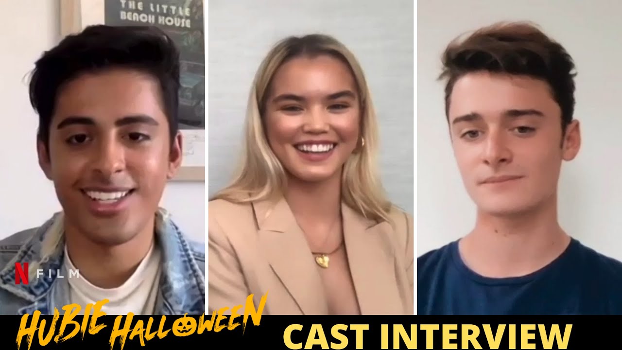 Hubie Halloween Interview  Paris Berelc, Karan Brar, and Noah Schnapp