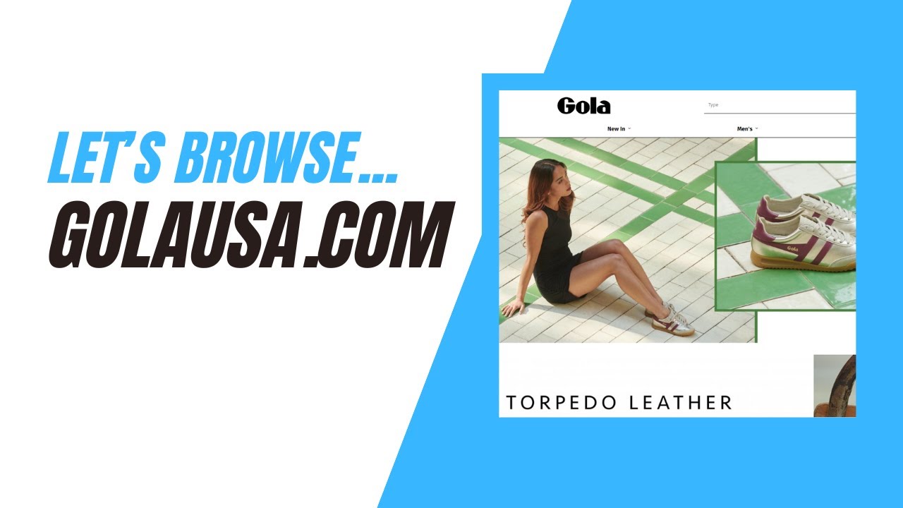 Most minimal website ever? Let's Browse GolaUSA.com Website Review - Cart Critique
