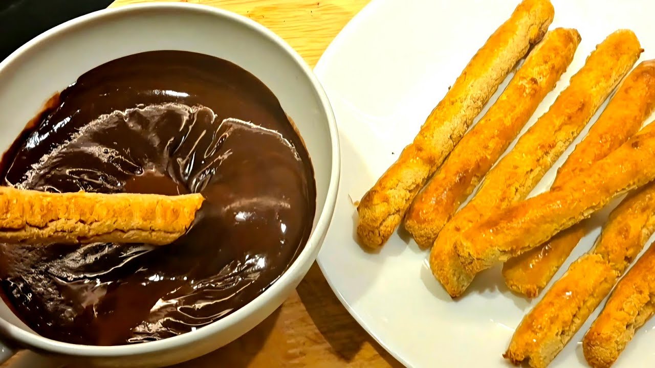 CHURROS Amande Avoine SAINS Facile et D&eacute;licieux , SANS FRITURE & SANS GLUTEN