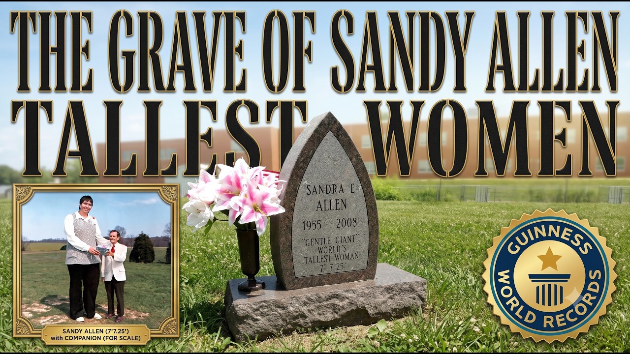 Grave of Worlds Tallest women SANDY ALLEN