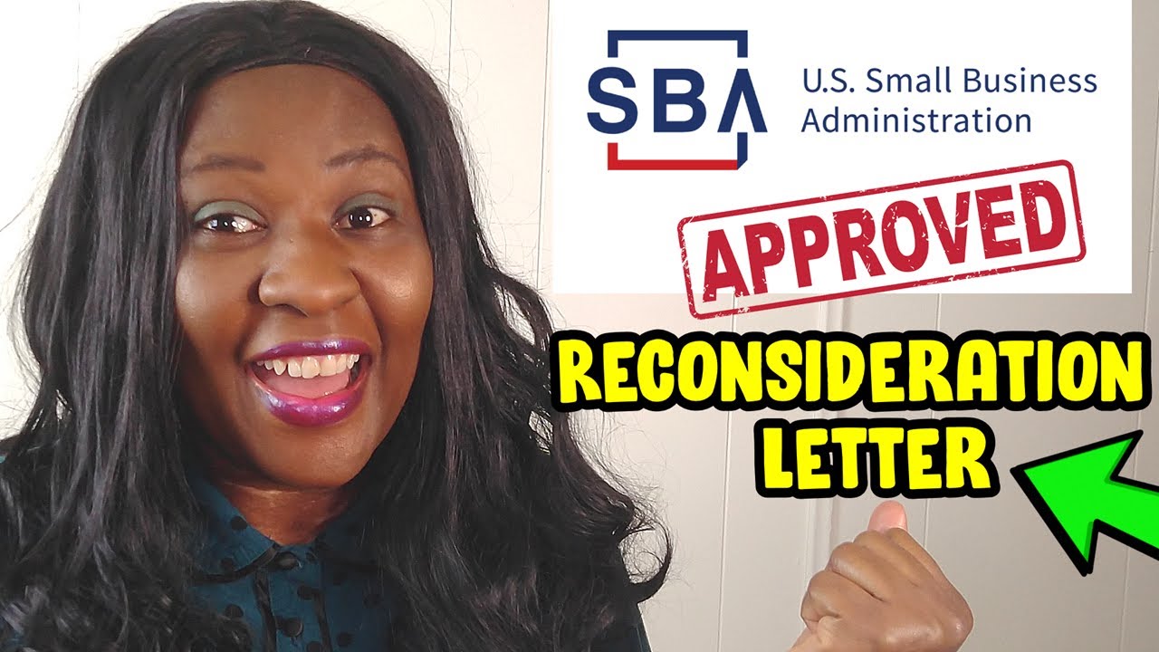 How To Send Reconsideration Letter For Declined SBA EIDL Grant Loan|Power Tip and Process