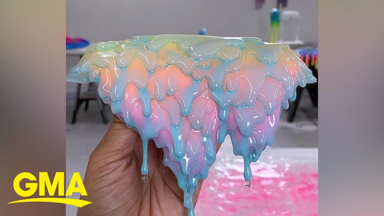 Where would you place this drippy art in your home? l GMA Digital