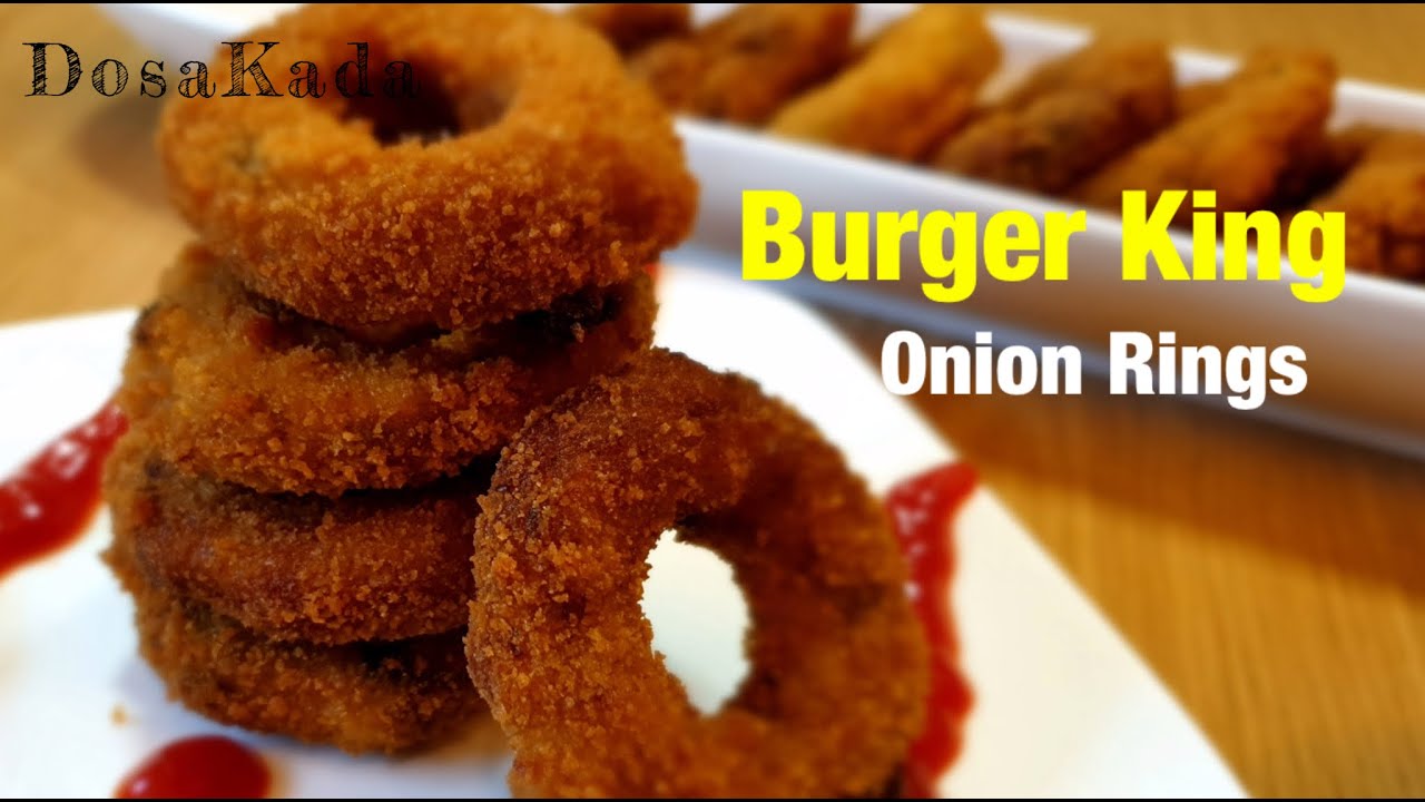 Best ever BURGER KING ONION RINGS recipe/ Crispy and simple Onion rings/ பர்கர் கிங் ஆனியன் ரிங்ஸ்