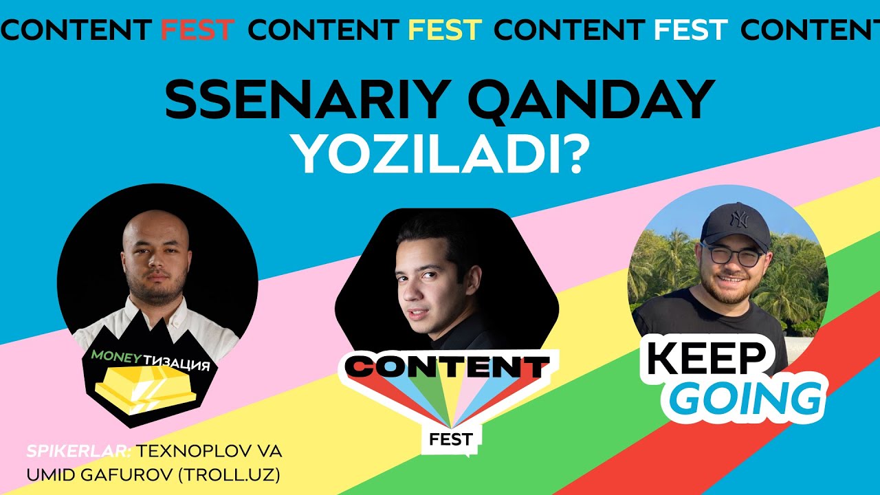 Zo'r ssenariy qanday yoziladi? | Texnoplov | Content Fest